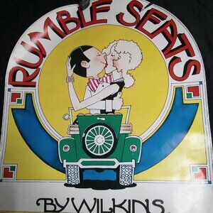 Vintage MCM Rumble Seats By Wilkins Pants Bell Bottoms Promotional Poster